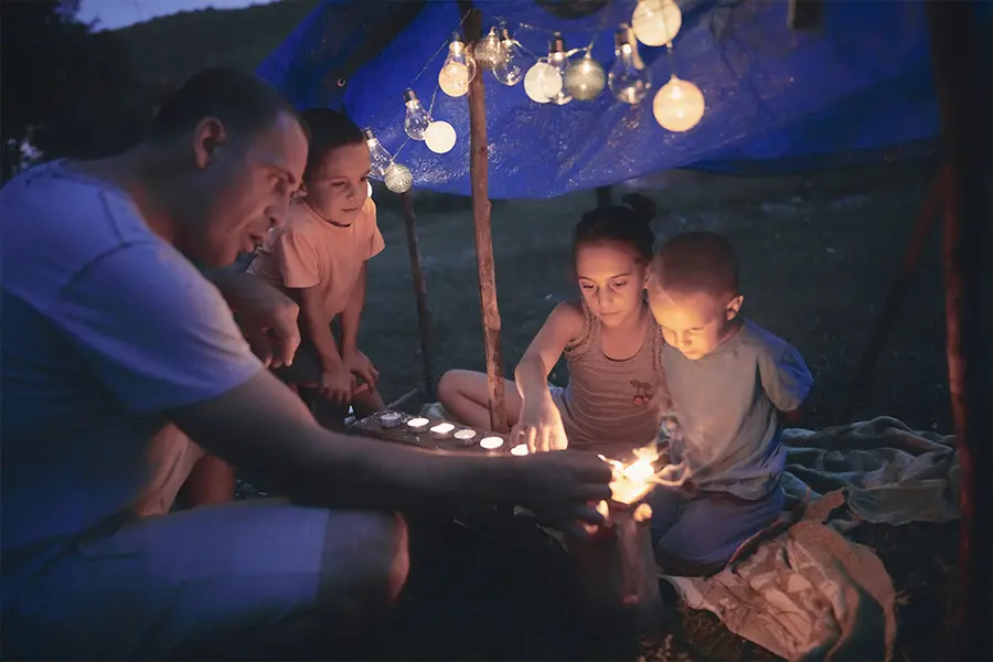 Candele alla citronella per esterno con funzione repellente contro gli insetti